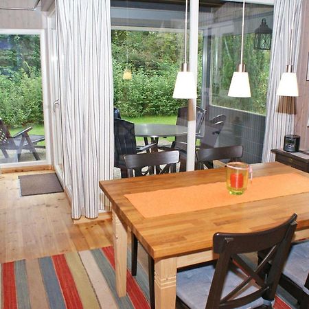 Blockhaus Mit Parkplatz Vor Der Ha Villa Damp Exterior photo
